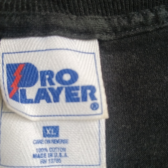 Vintage Pro Player Chicago Bulls 4 Time Champions Black T Shirt Mens Size XL - Picture 3 of 5